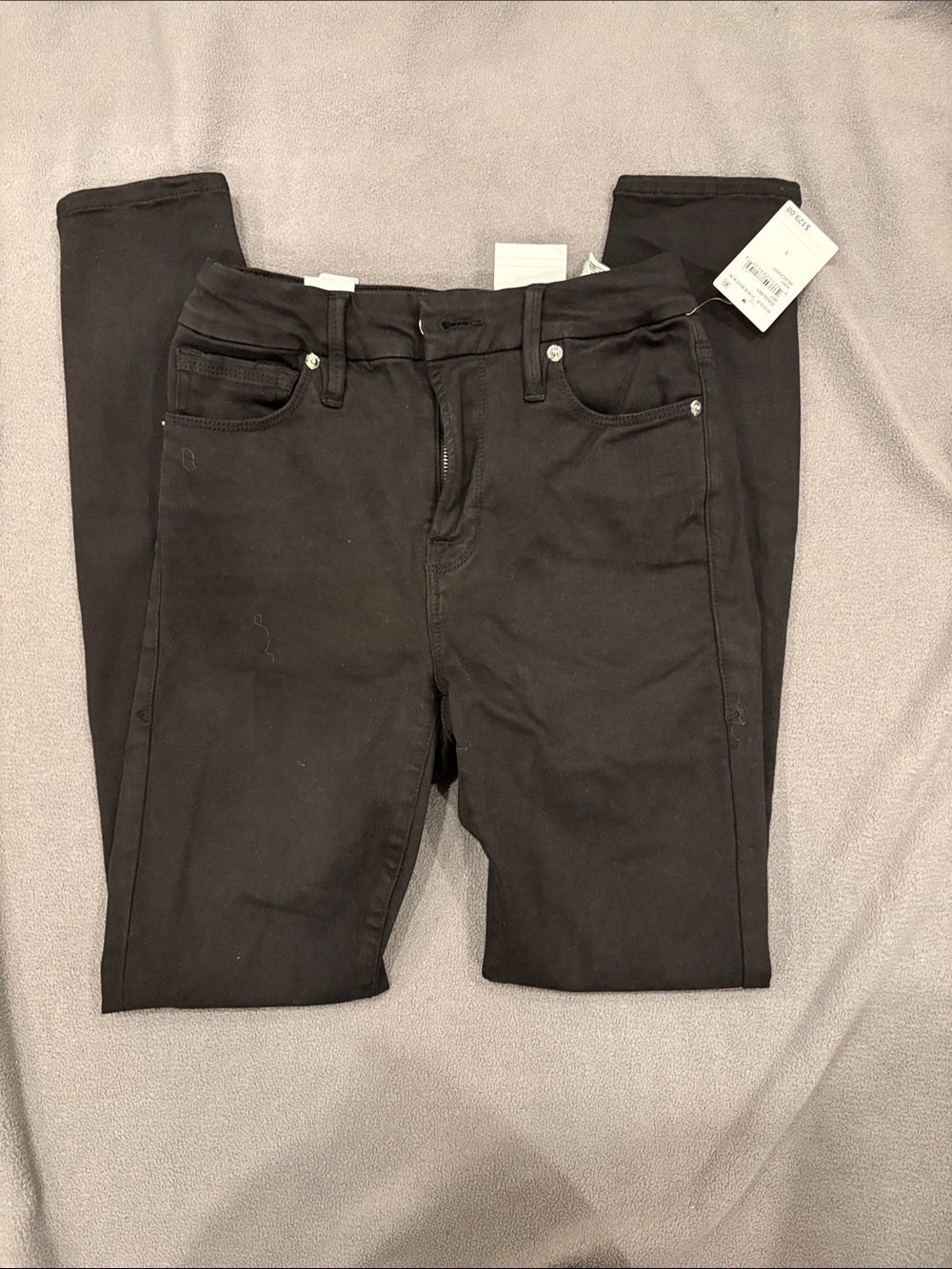 Good American Black Skinny Jeans